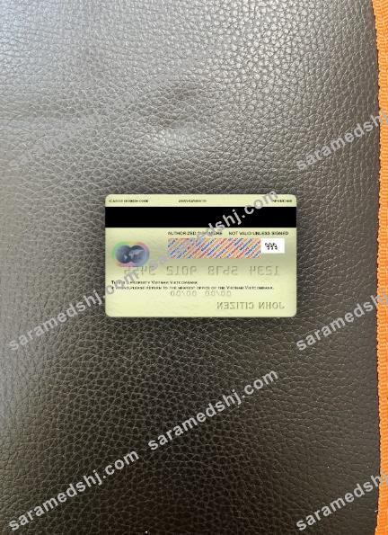 Vietnam Vietcombank mastercard photolook back